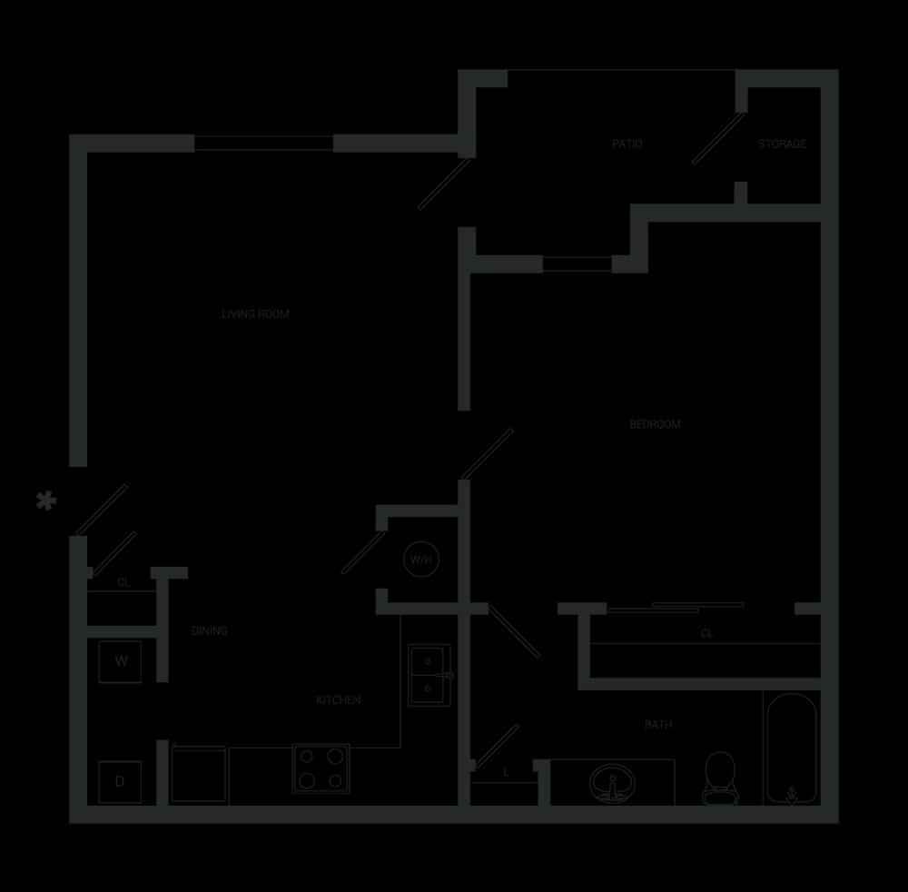 1 Bedroom 1 Bathroom - Image 4