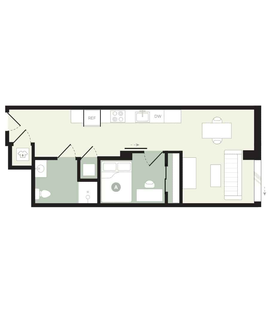 1 Bedroom 1 Bathroom  - Image 2
