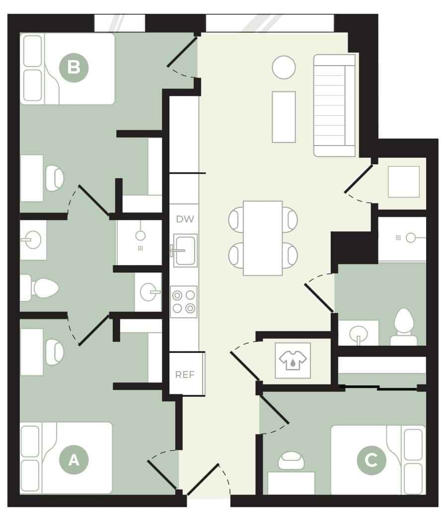 3 Bedroom 2 Bathroom - Image 2