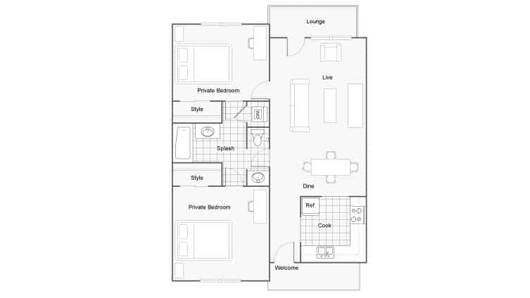 2 Bedroom 1 Bathroom - Image 6