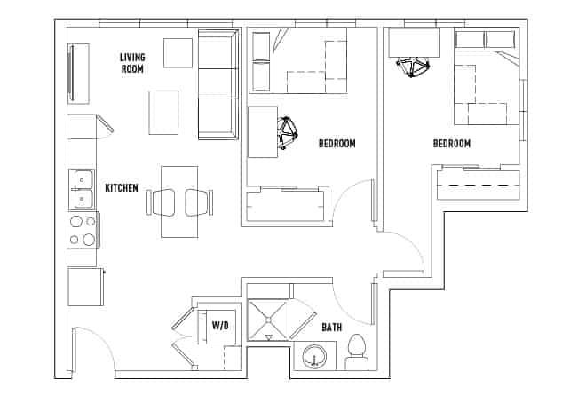 2 Bed 1 Bath - Image 1