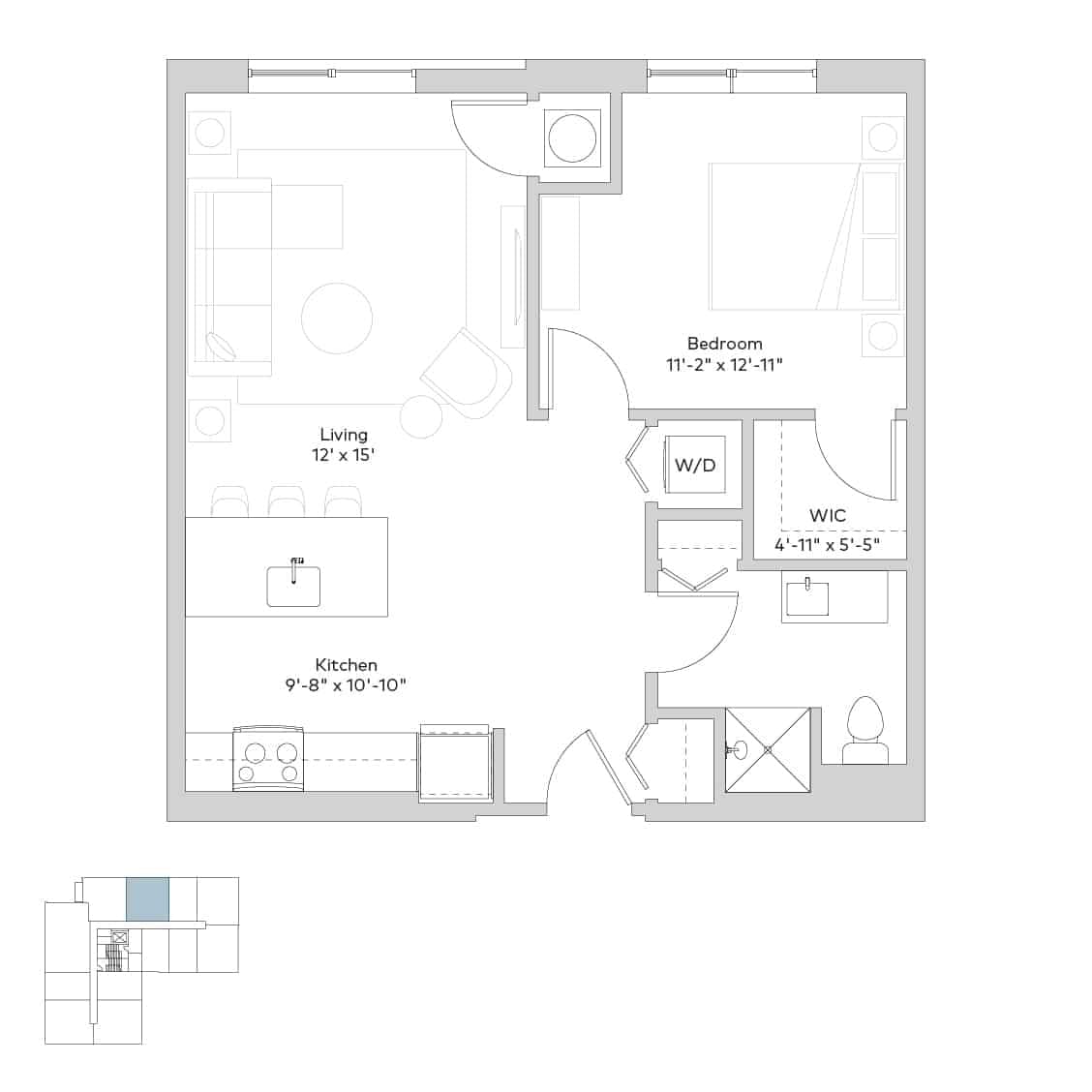 1 Bed 1 Bath - Image 17