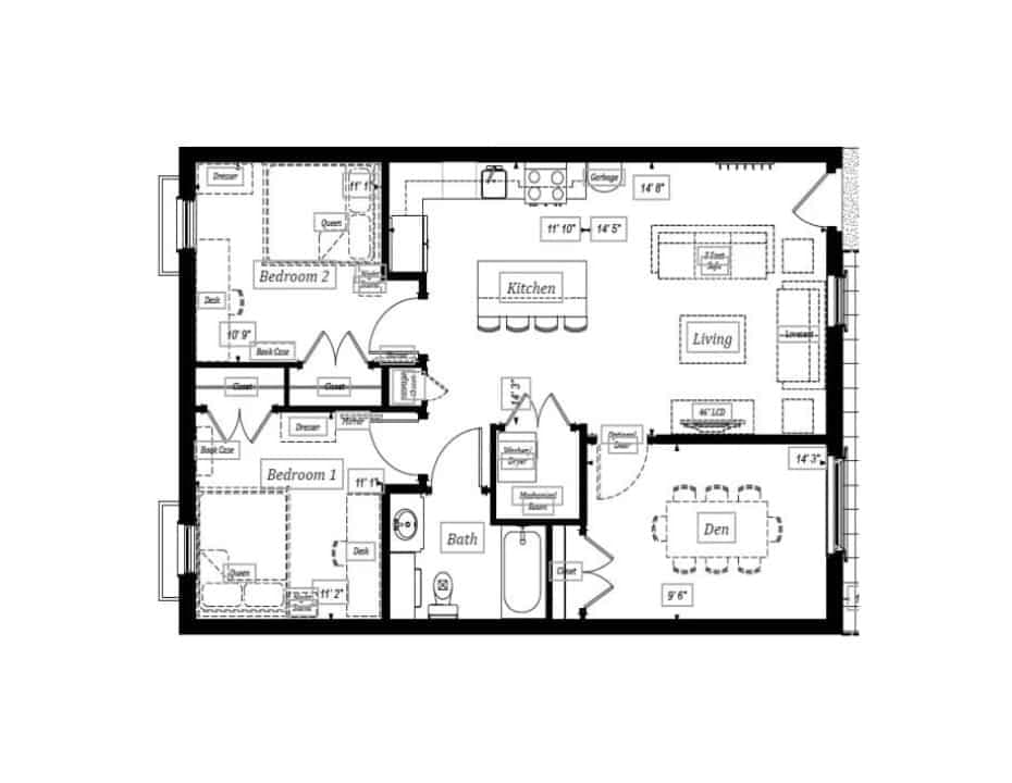 Albert Terrace | 3 Bedroom Suite