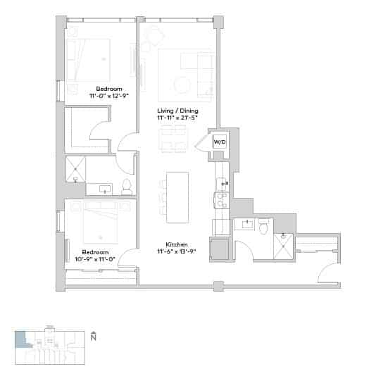 2 Bed 2 Bath - Image 6