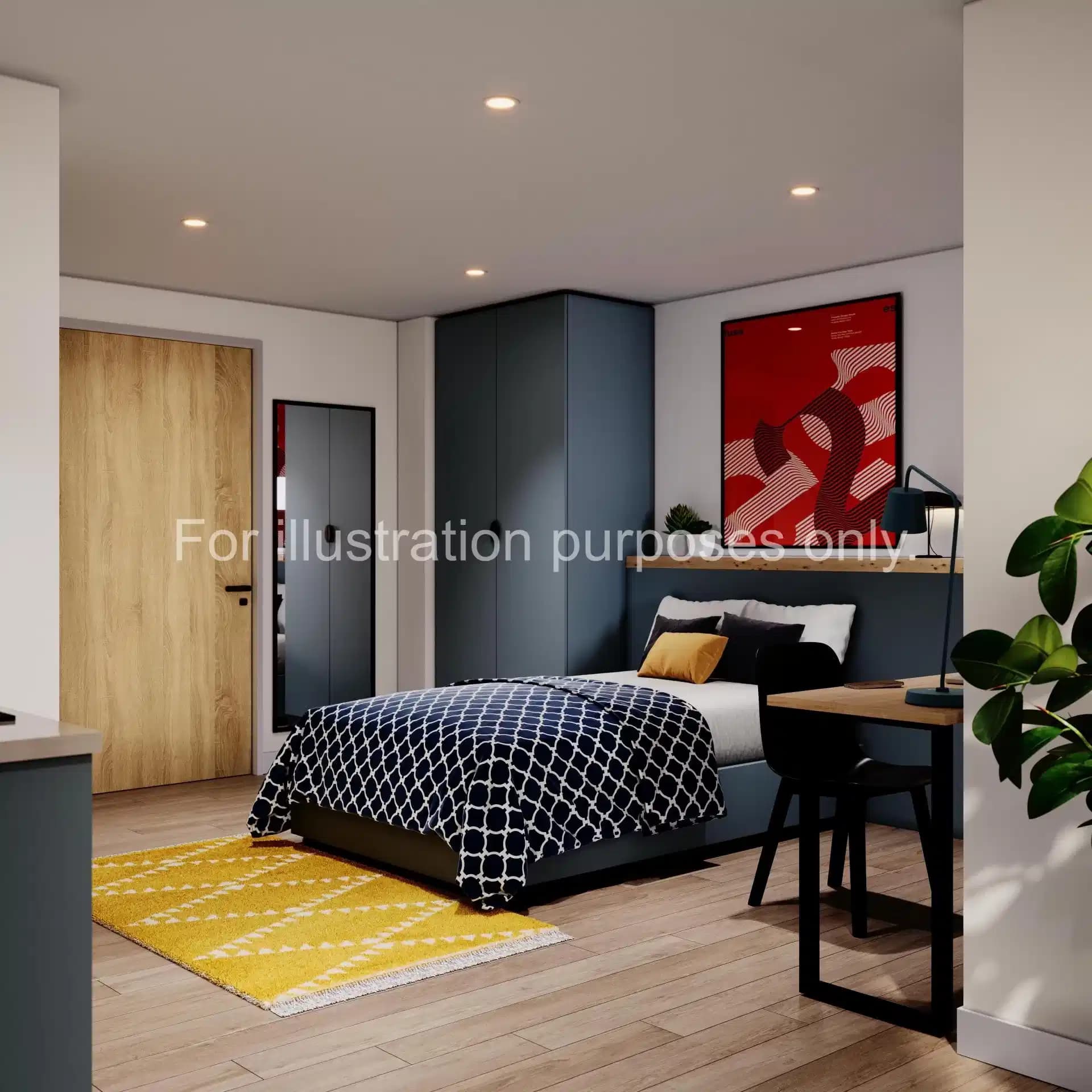 Studio with Balcony - Image 1