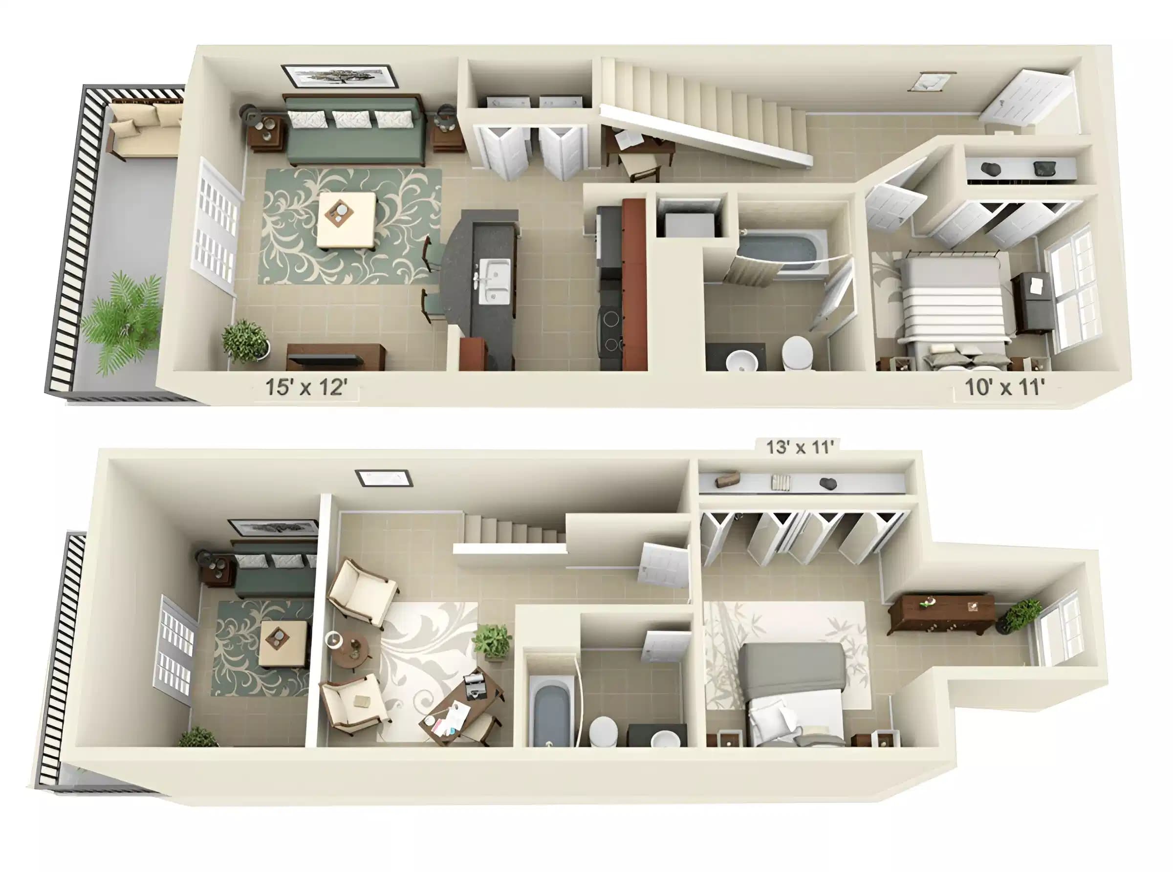2 Bed 2 Bath - Image 3