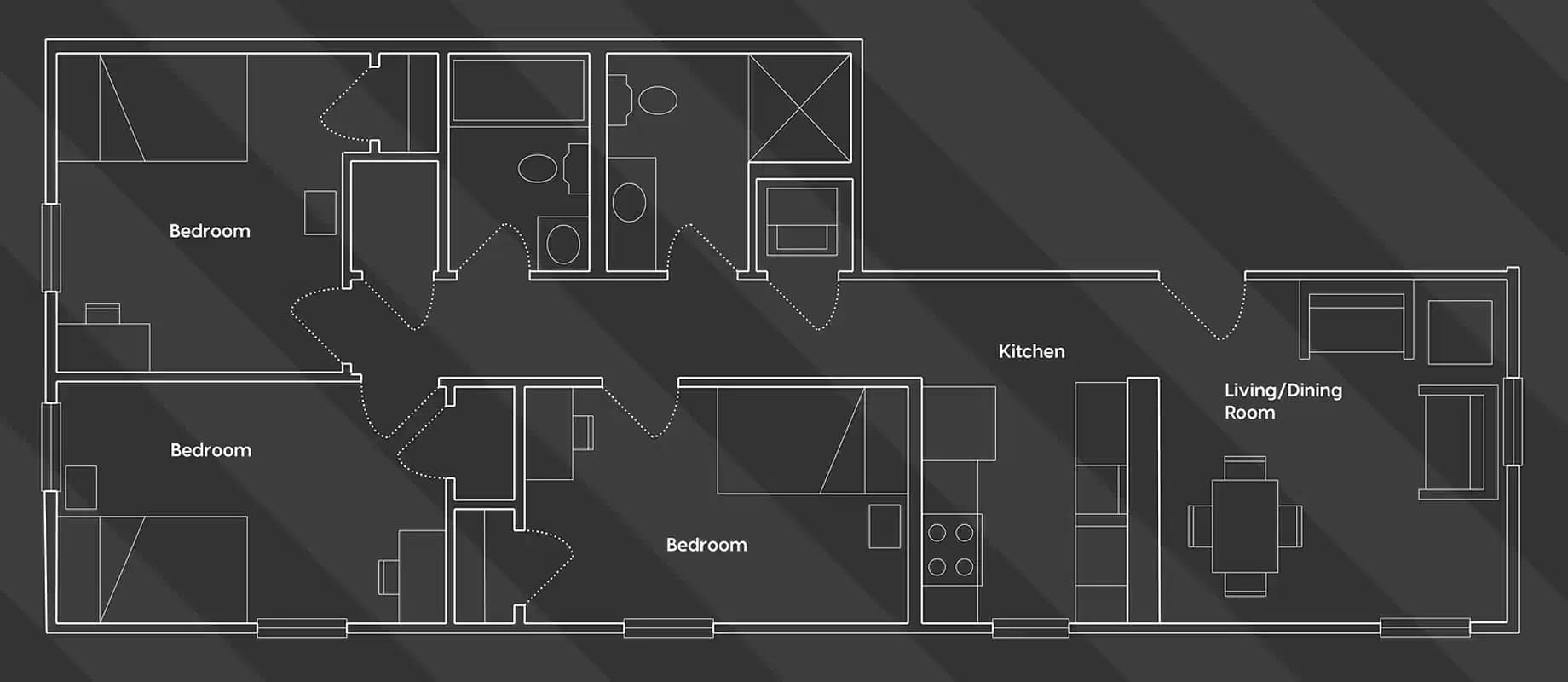 3 Bedroom 2 Bathroom - Image 3