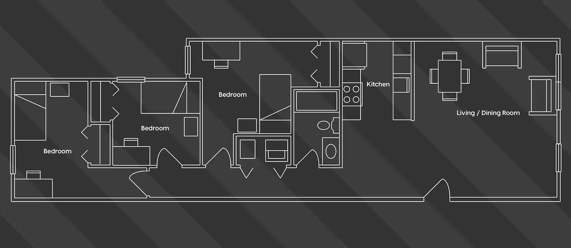 3 Bedroom 1 Bathroom - Image 3