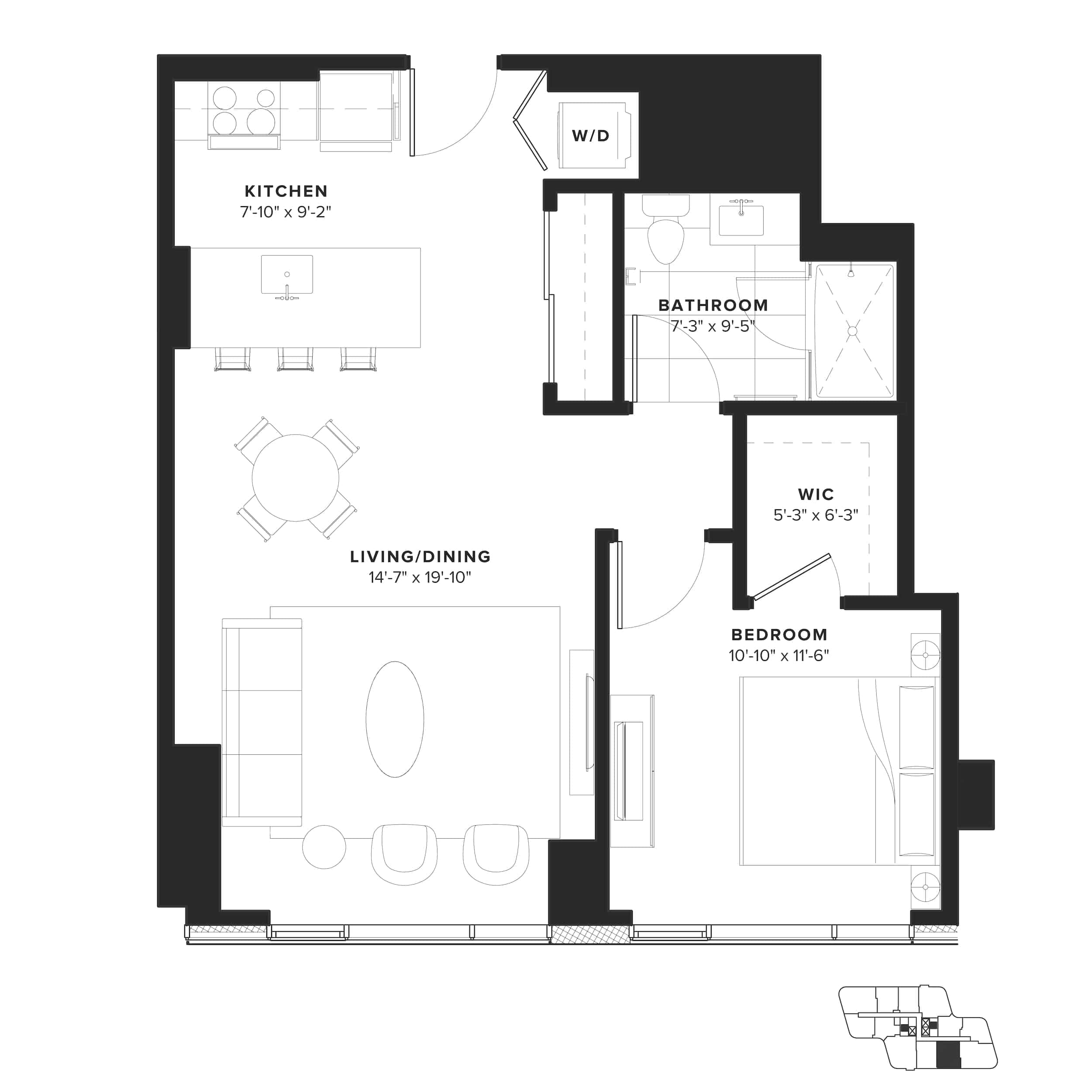 1 Bed 1 Bath - Image 1