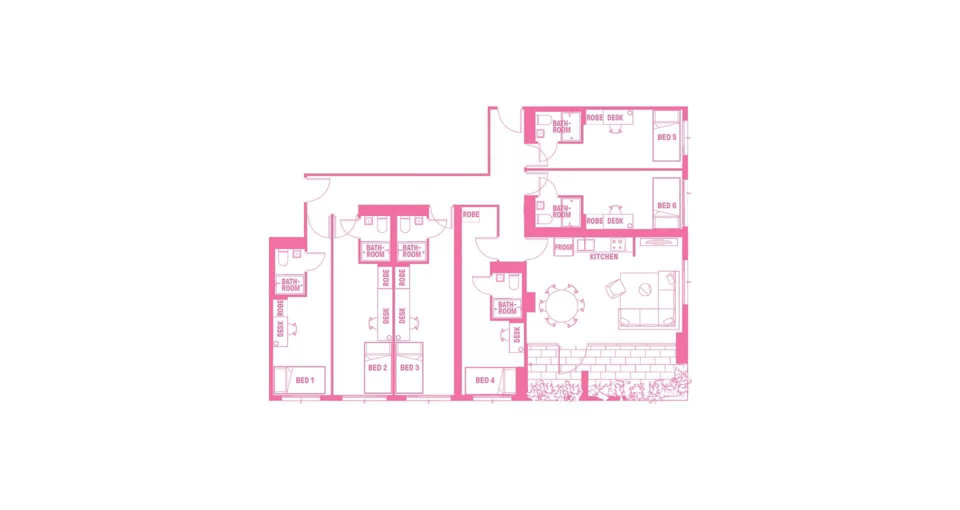 6 Bedroom Apartment With Ensuite - Image 25