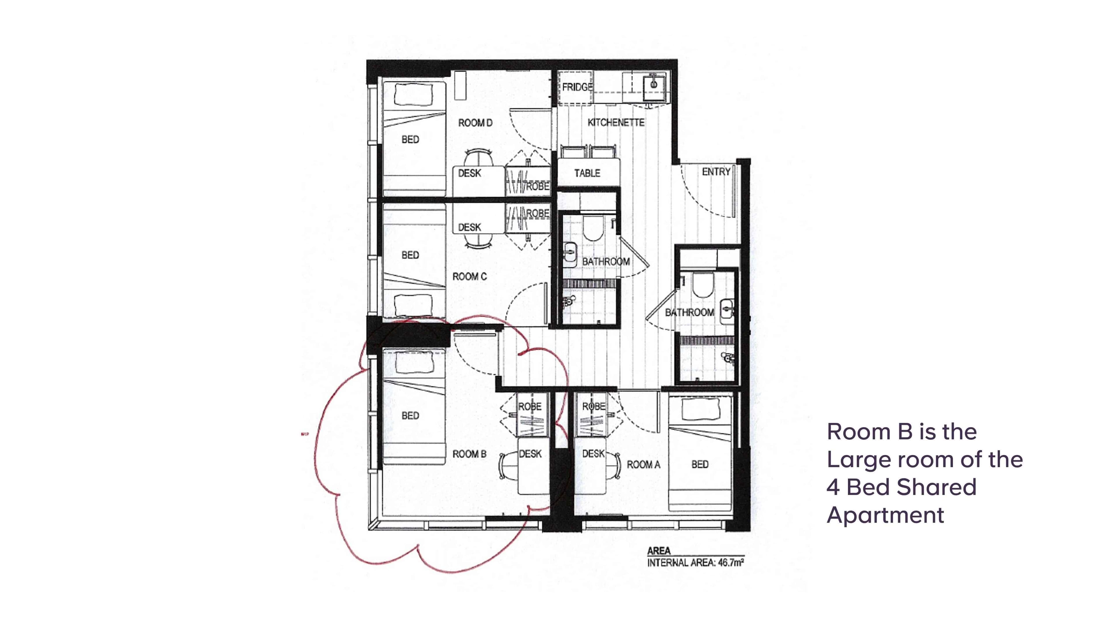 4 Bed Shared Apartment - Image 7
