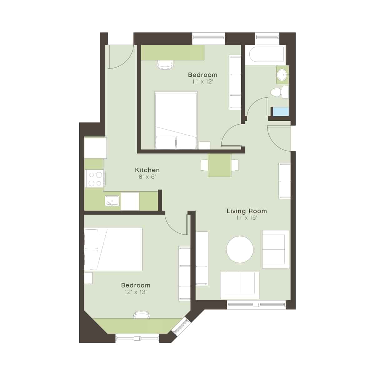 2 Bed 1 Bath - Image 3