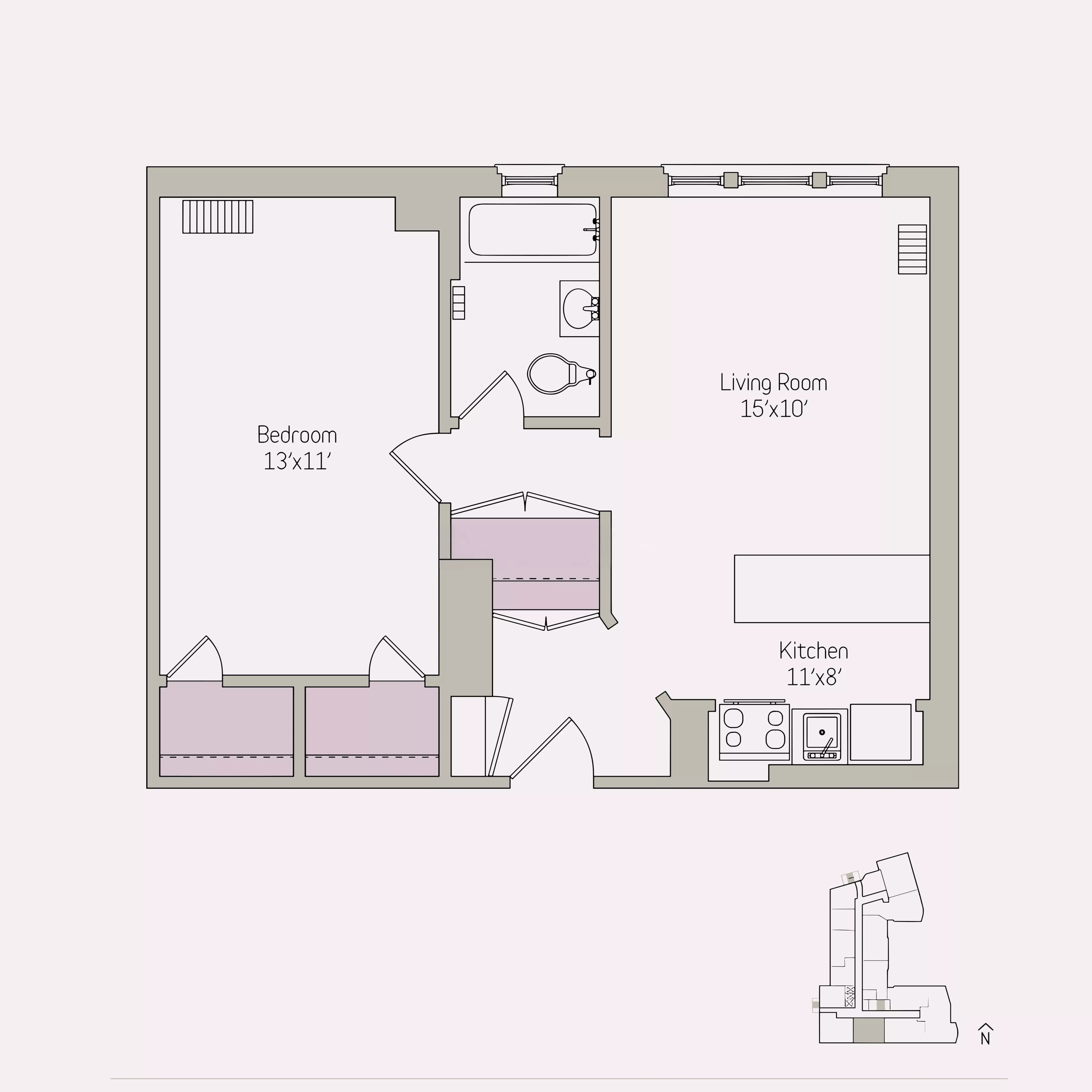 1 Bed 1 Bath  - Image 8