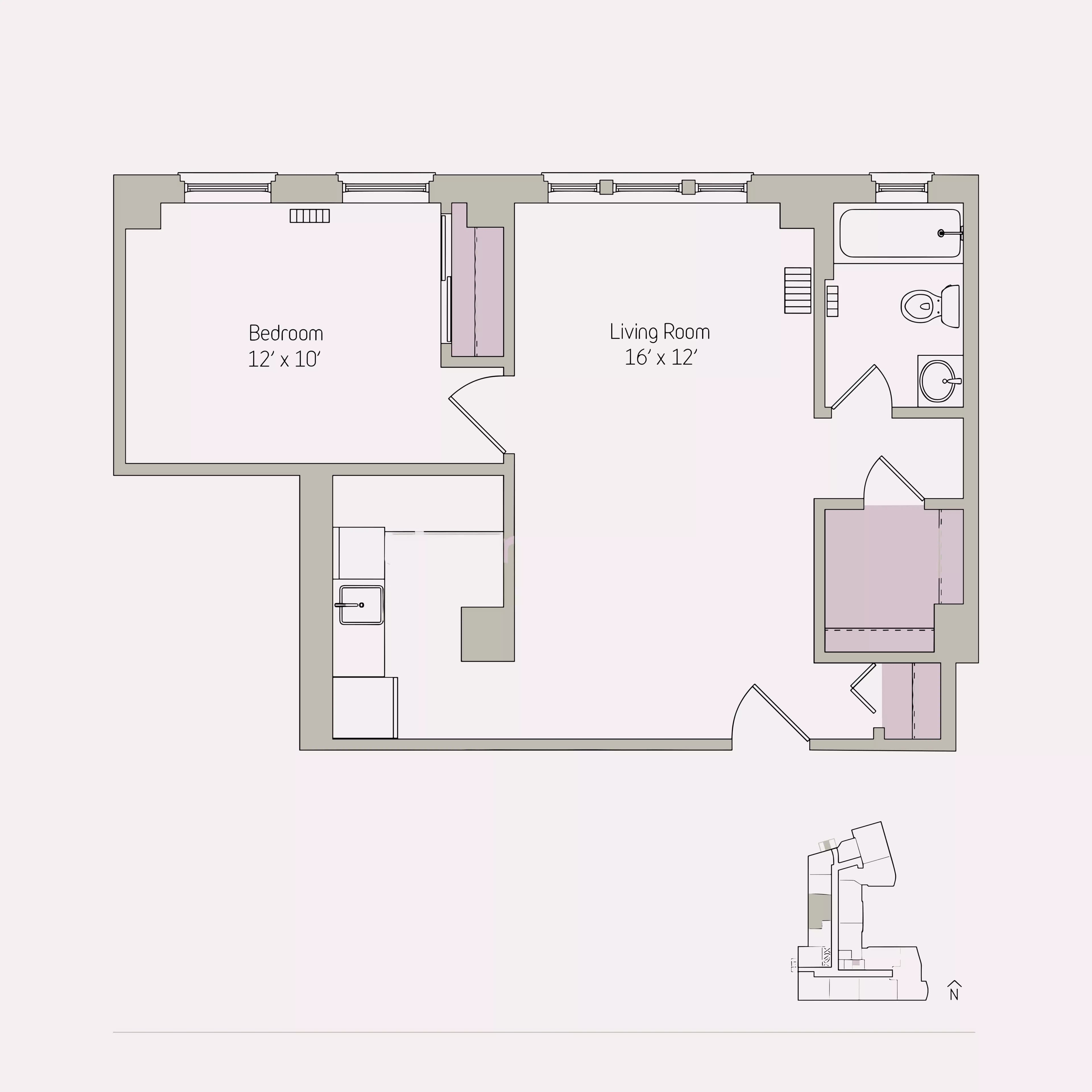 1 Bed 1 Bath  - Image 7