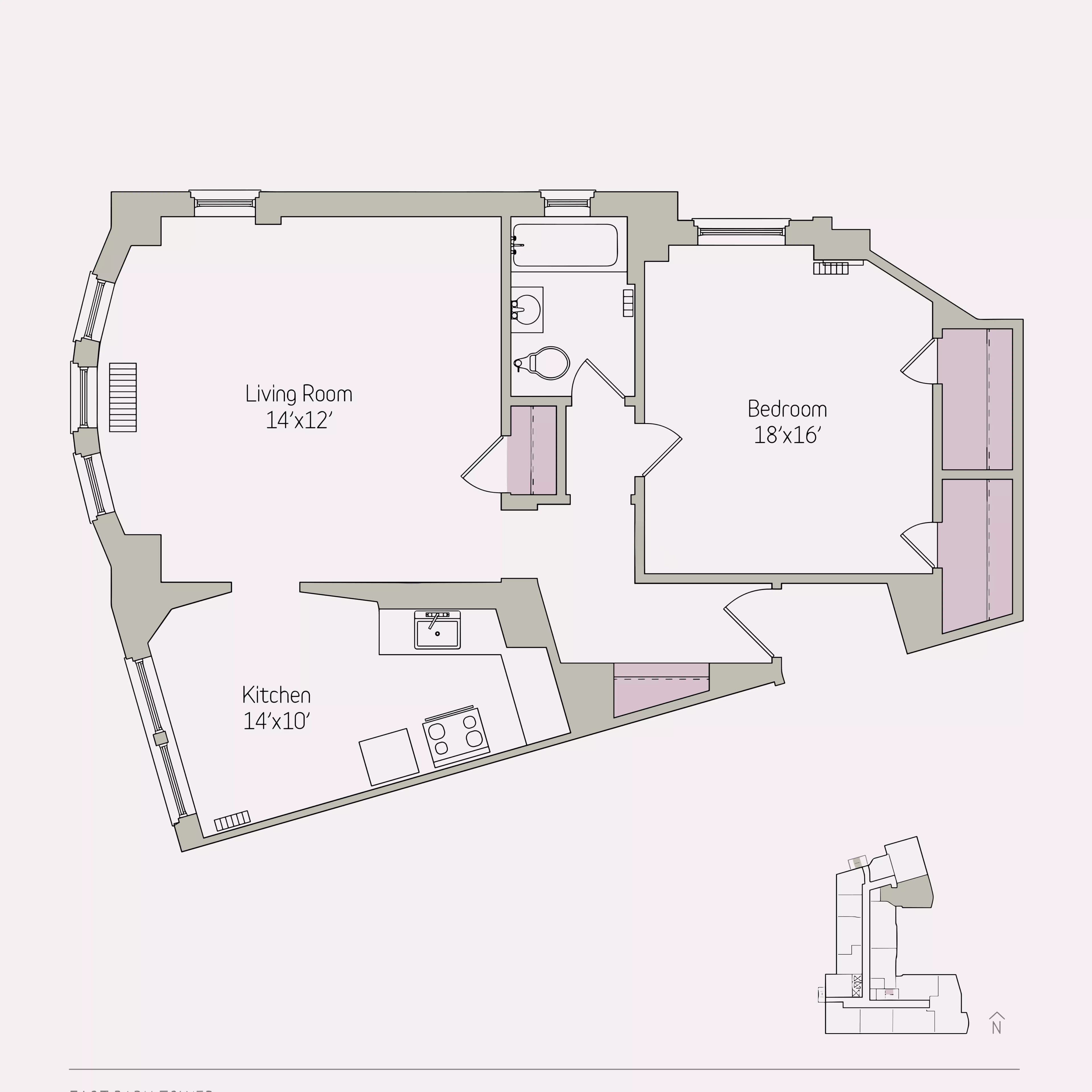 1 Bed 1 Bath  - Image 12