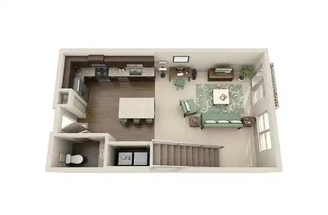 1 Bedroom 1 Bathroom - Image 5