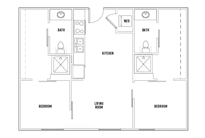2 Bedroom 2 Bathroom - Image 4