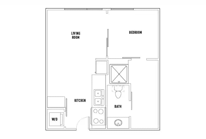 1 Bedroom 1 Bathroom - Image 4