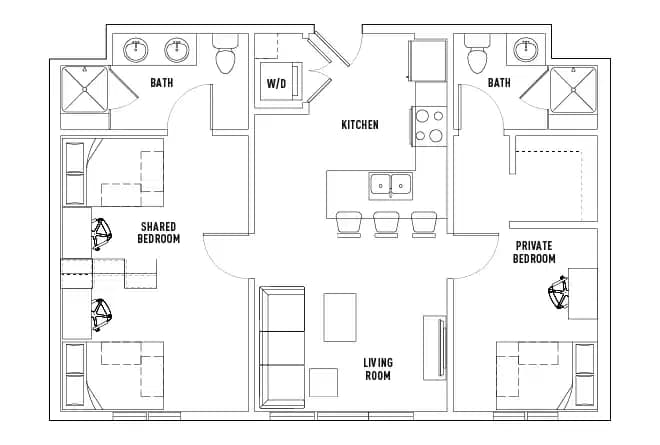 2 Bed 2 Bath - Image 9