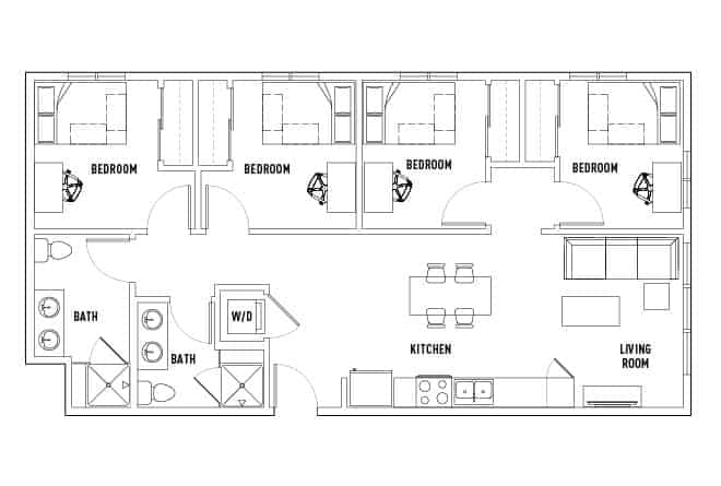 4 Bed  2 Bath - Image 1