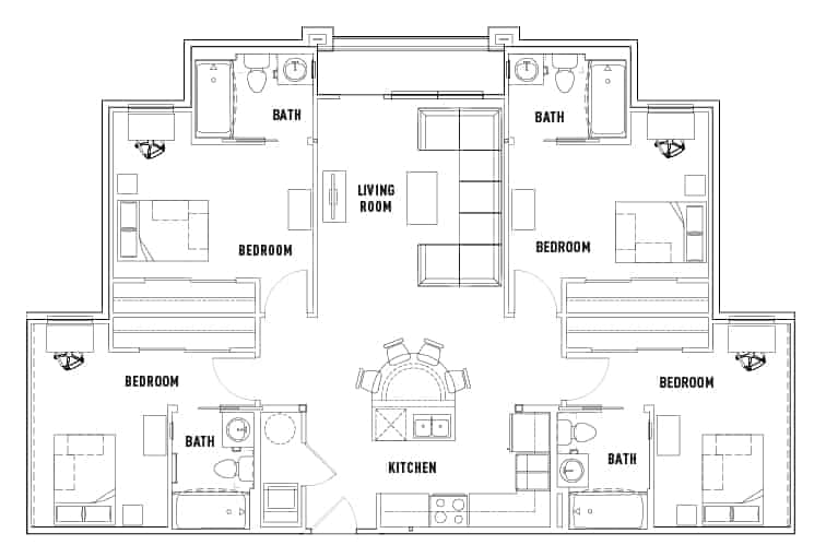4 Bed 4 Bath - Image 1