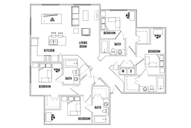 4 Bed 4 Bath  - Image 2