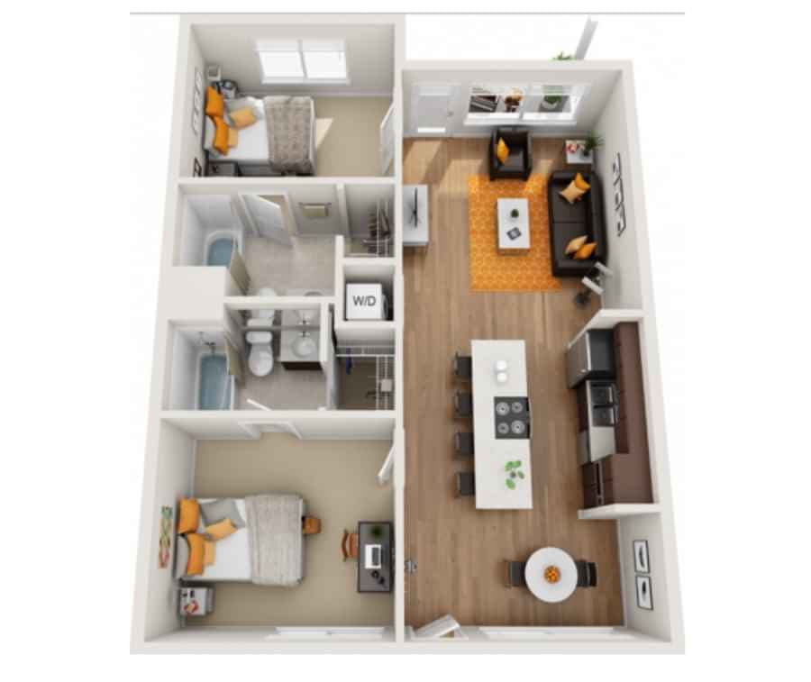 Private Room - Private Bath (2 Bed - 2 Bath) - Image 2