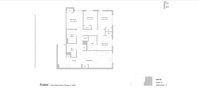 Private Room - Shared Bath (4 Bed-3 Bath) - Image 2