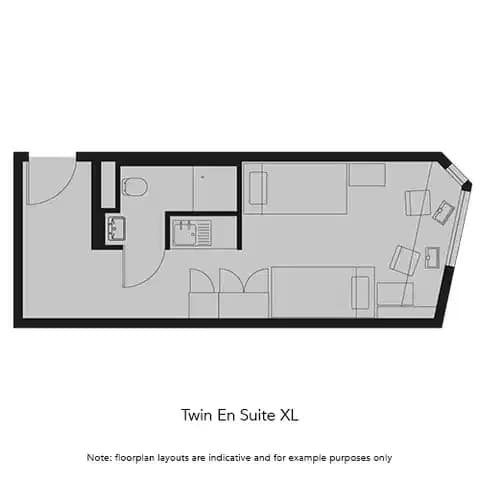 Bronze Twin Ensuite Lower Level Standard View - Image 4