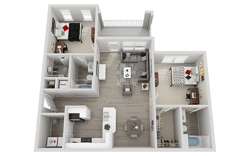 Private Room - Platinum (2 Bed - 2 Bath) - Image 7