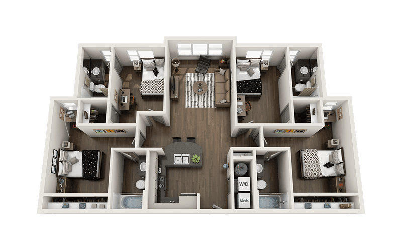 Private Room - Luxx (4 Bed - 4 Bath) - Image 5