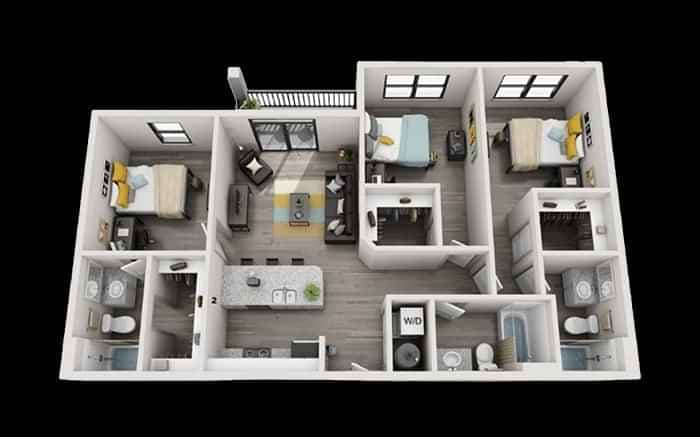 Private Room - Annex (3 Bed - 3 Bath) - Image 13