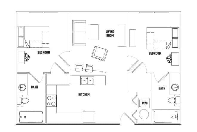 2 Bed - 2 Bath