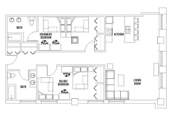 2 Bedroom 2 Bathroom - Image 9