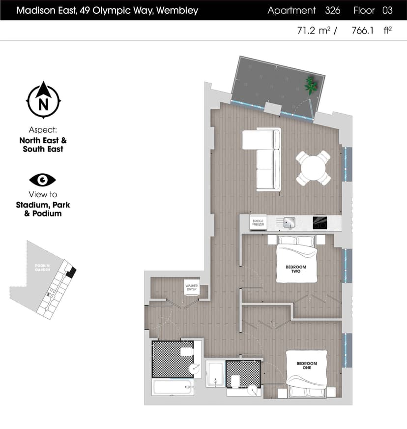3 Bedroom Apartment - Image 37
