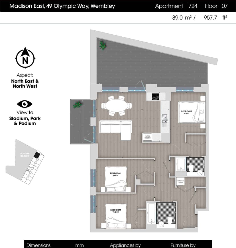 3 Bedroom Apartment - Image 28
