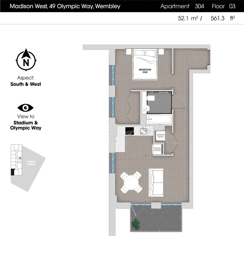 3 Bedroom Apartment - Image 13