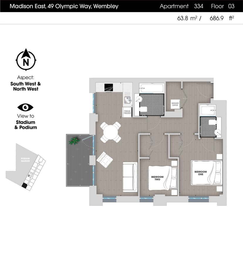 3 Bedroom Apartment - Image 31