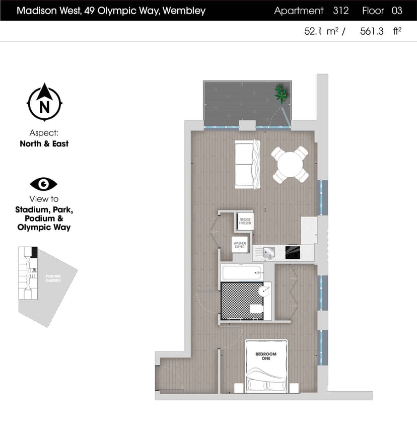 3 Bedroom Apartment - Image 10