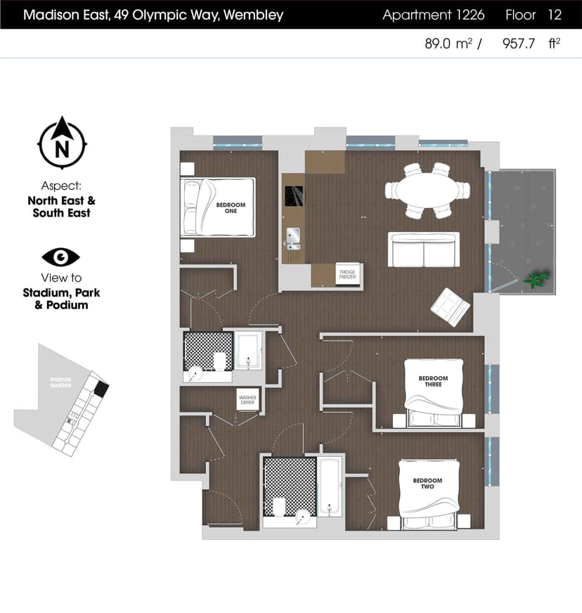 3 Bedroom Apartment - Image 17