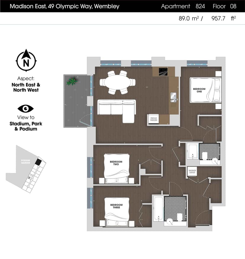 3 Bedroom Apartment - Image 26