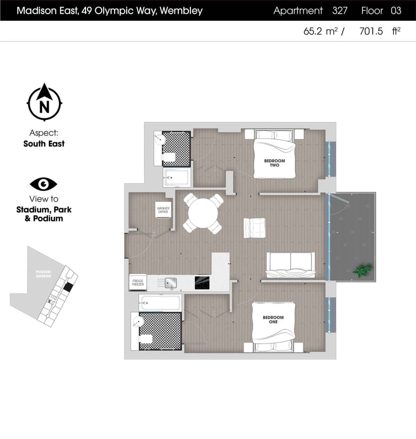 3 Bedroom Apartment - Image 36