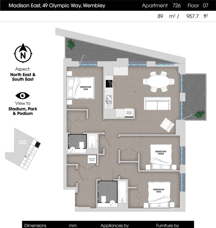 3 Bedroom Apartment - Image 27