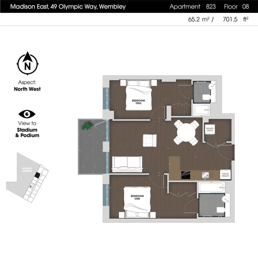 2 Bedroom Apartment - Image 59