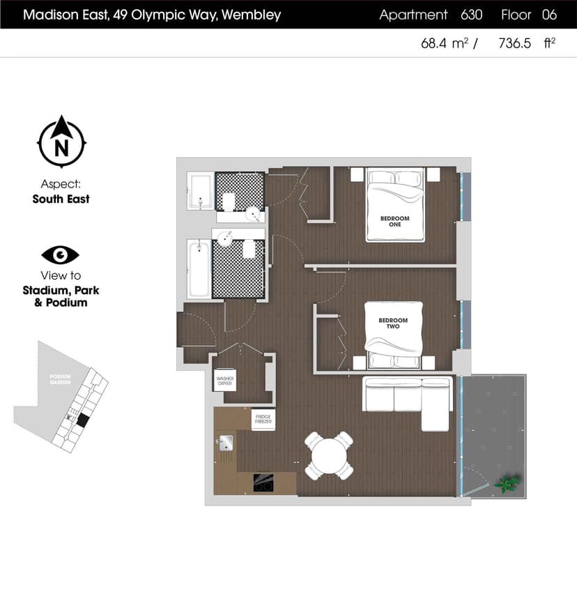 2 Bedroom Apartment - Image 47