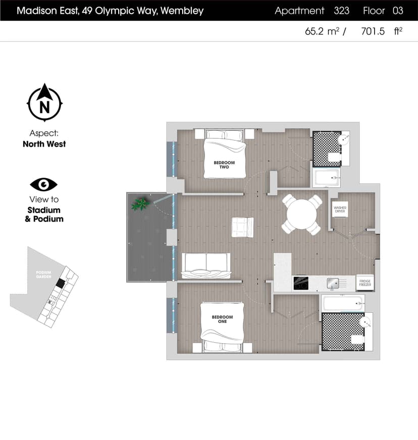2 Bedroom Apartment - Image 27
