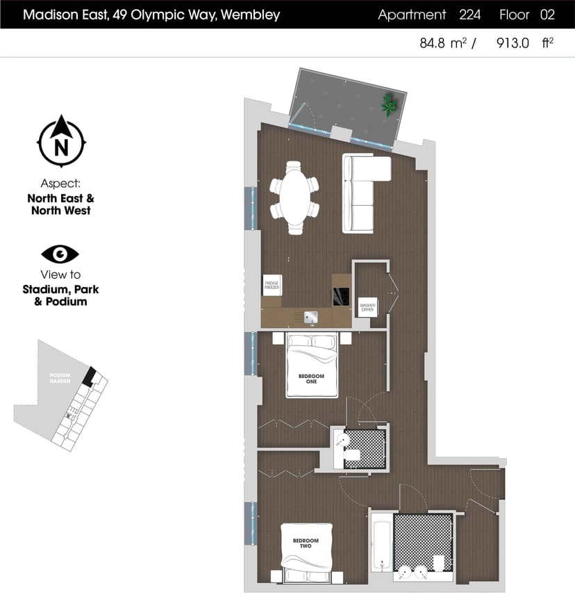 2 Bedroom Apartment - Image 33