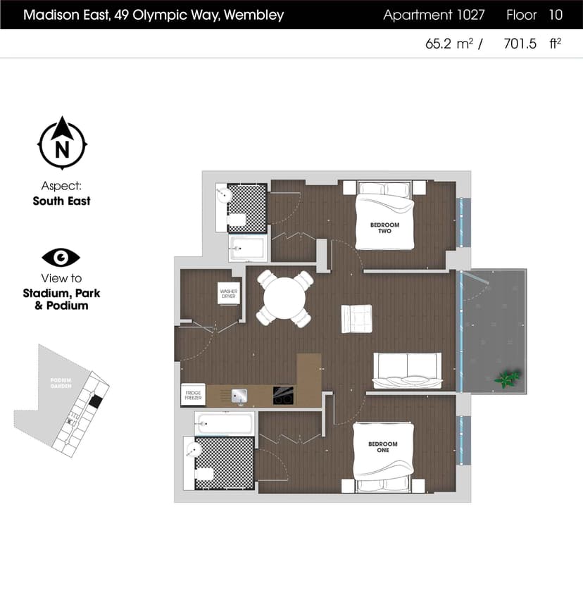 2 Bedroom Apartment - Image 67