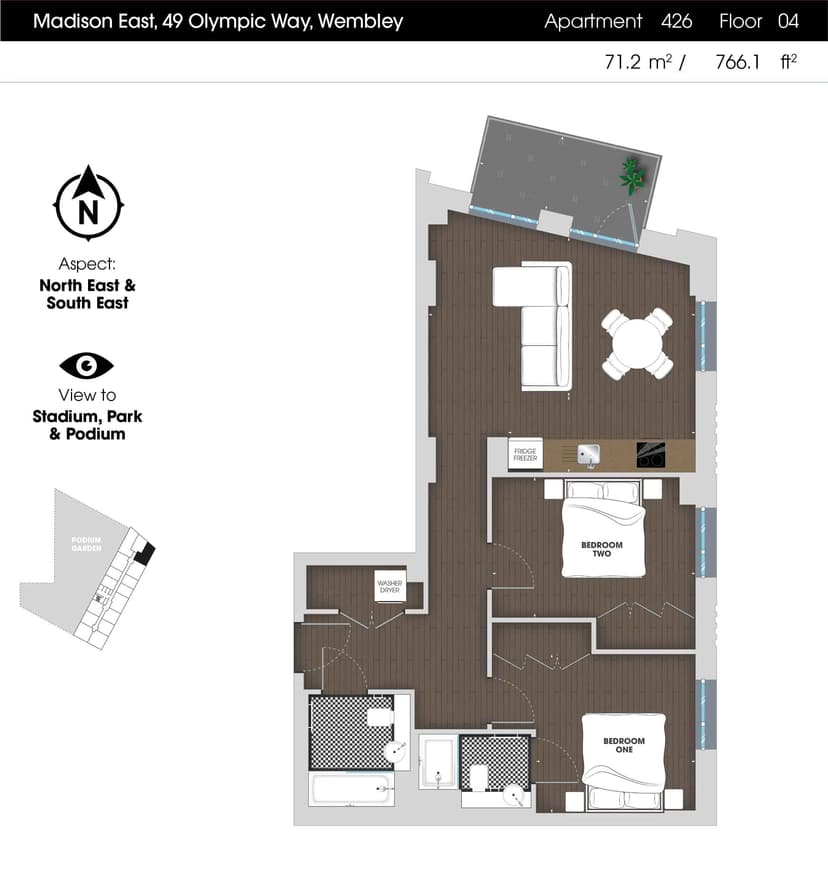2 Bedroom Apartment - Image 18