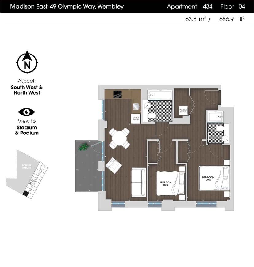2 Bedroom Apartment - Image 14